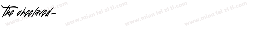the cheelaved字体转换